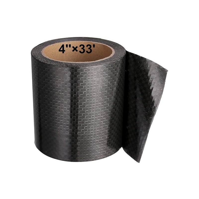 PlusRoc RV Underbelly Material RV Underbelly Tape Waterproof Flex Belly Tape with Permanent Sealing Adhesive for Mobile Home, Camper Travel Trailer, Tear Repair Patch(4'' x 33') - Image 1